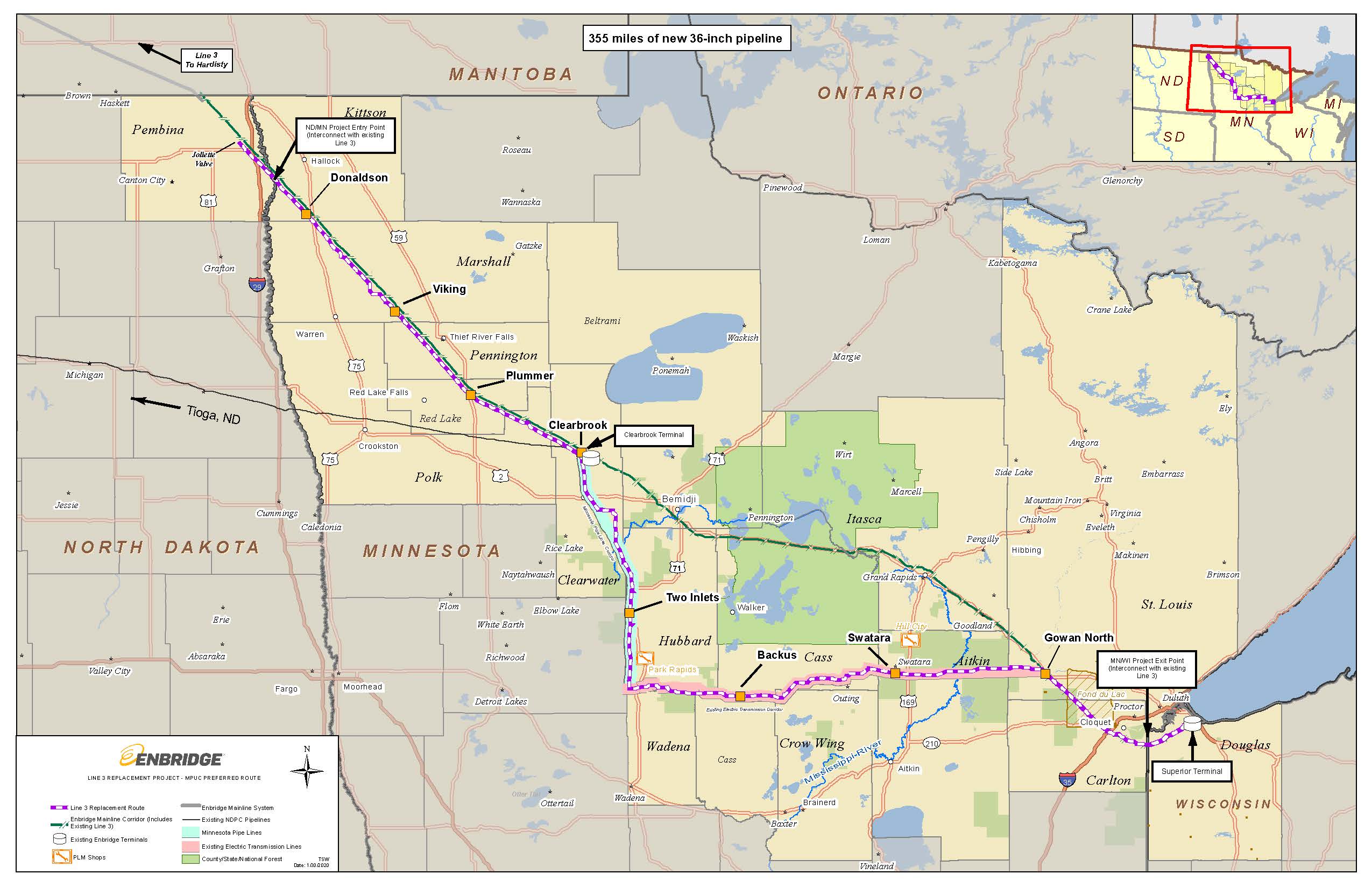 Project overview map